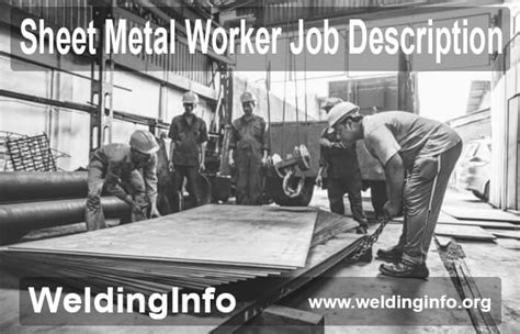 sheet metal worker salary|sheet metal fabrication job duties.